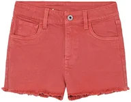 Spodenki damskie - Pepe Jeans Dziewczęce szorty Patty, Czerwony (Studio Red), 12 Lata - miniaturka - grafika 1