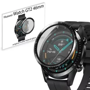 Grizz SZKŁO matowe hybrydowe 3D do Huawei Watch GT2 46mm - Akcesoria do pulsometrów i zegarków sportowych - miniaturka - grafika 1