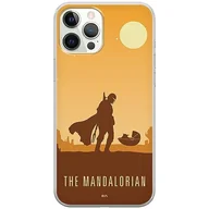 Etui i futerały do telefonów - ERT GROUP etui na telefon Iphone 12 PRO MAX, case oryginalny i oficjalnie licencjonowany przez Star Wars, wzór Baby Yoda 033, optymalnie dopasowane, plecki z TPU - miniaturka - grafika 1