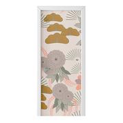 Naklejki na ścianę - Naklejka na drzwi HOMEPRINT Japoński ogród kwiatowy 95x205 cm - miniaturka - grafika 1
