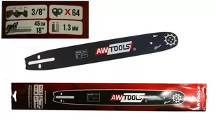 AWTOOLS Prowadnica do piły AWTOOLS, 45 cm, 1,3 mm - Akcesoria do elektronarzędzi - miniaturka - grafika 1