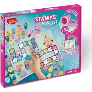 Kolorowe Stempelki Świat Księżniczek Creativ 907072 MAPED - Przybory szkolne - miniaturka - grafika 1