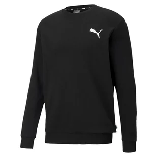 Puma Ess Logo Crew, Czarny - Bluzy sportowe męskie - miniaturka - grafika 1