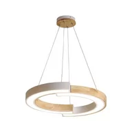 Oprawy, klosze i abażury - Oprawa Zwieszana V-TAC 12W LED Drewno VT-7828 3000K 4000lm - miniaturka - grafika 1