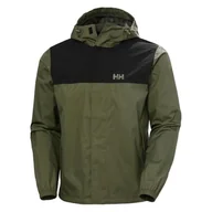 Kurtki męskie - Helly Hansen Męska kurtka przeciwdeszczowa Vancouver - zielona, M - miniaturka - grafika 1