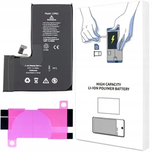 BATERIA DO iPHONE 13 PRO WIĘKSZA POJEMNOŚĆ 3300 mAh ŚWIEŻA KOMPLET - Baterie do telefonów - miniaturka - grafika 1