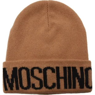 Moschino Czapka | z dodatkiem wełny i kaszmiru - Czapki damskie - miniaturka - grafika 1
