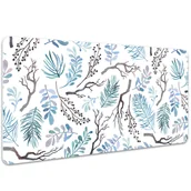 Podkładki na biurko - Duża mata na biurko Roślinny wzór 100x50 cm - miniaturka - grafika 1