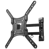 Uchwyty do telewizora - Nedis TVWM1530BK uchwyt ścienny do telewizora, 23 55", maks. 30 kg, 3 punkty obrotowe - miniaturka - grafika 1