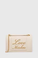 Torebki damskie - Love Moschino torebka kolor beżowy - miniaturka - grafika 1