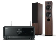 Kino domowe - Yamaha RX-V4A (czarny) + Tesi 5 (mokka) - miniaturka - grafika 1
