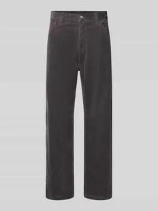 Spodnie sztruksowe z wpuszczanymi kieszeniami model ‘LANDON’ - Spodnie męskie - miniaturka - grafika 1