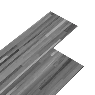 shumee shumee Samoprzylepne panele podłogowe PVC 5,21 m 2 mm szare pasy - Panele podłogowe - miniaturka - grafika 1
