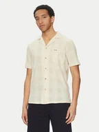 Koszule męskie - Guess Koszula F5GH03 WH431 Beżowy Regular Fit - miniaturka - grafika 1