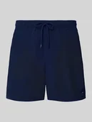 Kąpielówki męskie - Spodenki kąpielowe o kroju regular fit z wyhaftowanym logo - miniaturka - grafika 1