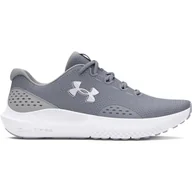 Buty sportowe męskie - Męskie buty do biegania Under Armour UA Charged Surge 4 - szare - miniaturka - grafika 1