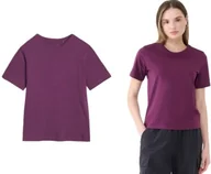 Koszulki męskie - Koszulka na lato 4F F1991 Gładki t-shirt z bawełny fiolet 2XL - miniaturka - grafika 1