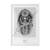 Ramki na zdjęcia - Klasyczna ramka dekoracyjna TULUP biała na zdjęcia – 20x30 cm – prostokątna - miniaturka - grafika 1