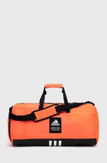 Torby podróżne - adidas torba HC7273 kolor pomarańczowy - grafika 1