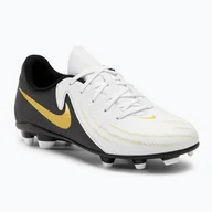 Piłka nożna - Buty piłkarskie dziecięce Nike Phantom GX II Club FG/MG Junior white/metallic gold coin/black WYSYŁKA W 24H 30 DNI NA ZWROT - miniaturka - grafika 1