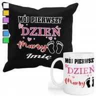 Gadżety dla niej i dla niego - ZESTAW KUBEK + PODUSZKA Z POSZEWKĄ- PREZENT DLA FANA DZIEŃ MAMY + IMIĘ - miniaturka - grafika 1