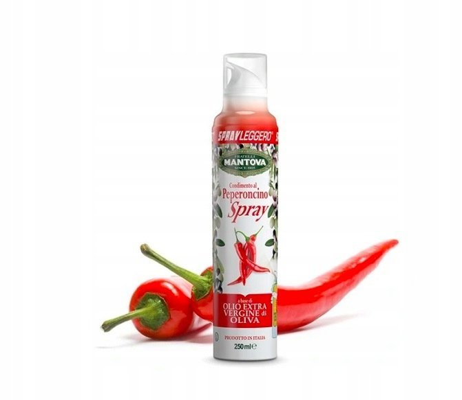 ,Oliwa z oliwek o smaku chili 200ml Spray Leggero Mantova