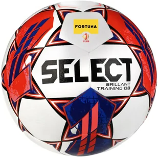 Piłka nożna Select Brillant Training DB v23 biało-czerwono-niebieska 18180 - rozmiar piłek - 4 - Piłka nożna - miniaturka - grafika 1
