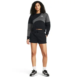 Damskie spodenki dresowe Under Armour UA Icon Fleece Boxer Shorts - czarne - Spodenki damskie - miniaturka - grafika 1