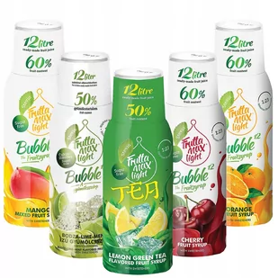 5x Syrop Fruttamax Mango Limonka-Mięta Green Tea Wiśnia Pomarańcza - Syropy i koncentraty owocowe - miniaturka - grafika 1