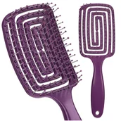 Szczotki do włosów dla dzieci - Szczotka do włosów fiolet typ 2 - miniaturka - grafika 1