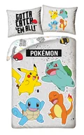 Pościel dla dzieci - Pościel dziecięca Pokemon 140 x 200 cm mikrofibra Halantex pikachu bulba - miniaturka - grafika 1