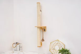 DRAPAK DLA KOTA KOTÓW SŁUPEK 100CM PÓŁKA ZABAWKA - Legowiska dla kotów - miniaturka - grafika 1