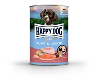 Mokra karma dla psów - Sensible PuppyJunior, karma mokra, dla psa, kurczak, łosoś i ziemniak, puszka - karma dla zwierząt - miniaturka - grafika 1