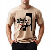 Piżamy damskie - Piżama Męska Beżowy i Czarny MÓW MI OJCZE Dla Taty Rozmiar XL Top WZORY - miniaturka - grafika 1