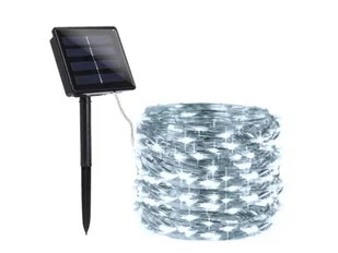 Lampki Ogrodowe Choinkowe Solarne 200 Led Girlanda - Lampy ogrodowe - miniaturka - grafika 1