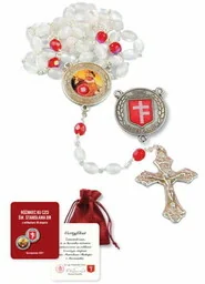 Różaniec ku czci św. Stanisława BM z relikwiami - Różańce - miniaturka - grafika 1