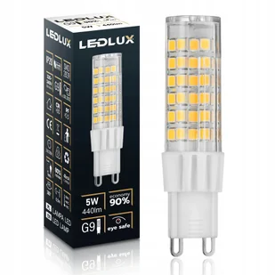 Żarówka Led G9 5W =55W Smd ciepła neutralna zimna Premium Ledlux nie mruga - Żarówki LED - miniaturka - grafika 1