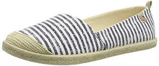 Espadryle damskie - Roxy flora espadryle damskie, Niebieski biały nadruk, 39 eu - grafika 1