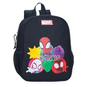 Plecaki szkolne i tornistry - Joumma Marvel Versus Plecak przedszkolny adaptacyjny do wózka czarny 21x25x10 cm Poliester 6,44L, Czarny (Black), Talla única, Plecak do przedszkola - miniaturka - grafika 1