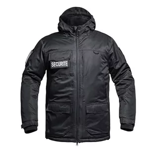 A10 Equipment PARKA HARDSHELL WF 150 SECU-ONE FLAP BEZPIECZEŃSTWO, czarny, XS - Odzież taktyczna i umundurowanie - miniaturka - grafika 1