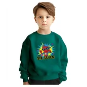 Bluzy dla dziewczynek - BLUZA DZIECIĘCA 67 SIX SEVEN VIRAL 104 DLA CHŁOPCA DZIEWCZYNKI - miniaturka - grafika 1