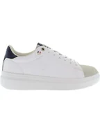 Trampki damskie - U.S. Polo Assn. Sneakersy w kolorze biało-beżowo-granatowym - miniaturka - grafika 1