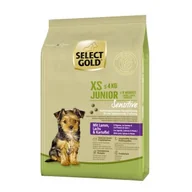 Sucha karma dla psów - SELECT GOLD Sensitive XS Junior Jagnięcina/Łosoś/Ziemniaki 1 kg - miniaturka - grafika 1