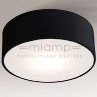 Lampy sufitowe - Shilo plafon techniczny LED Zama 15W 3000lm 3000K czarny 7031 - miniaturka - grafika 1