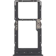 Części serwisowe do telefonów - Tacka, slot na kartę SIM do Motorola Moto G53 5G Dual SIM, czarna ORG - miniaturka - grafika 1