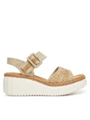 Sandały damskie - Rieker Sandały 69176-62 Beżowy - miniaturka - grafika 1