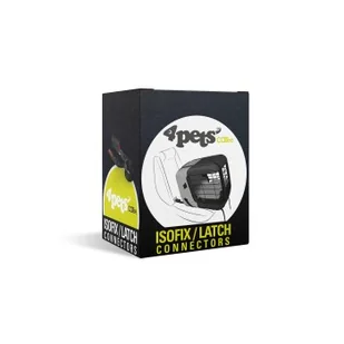 4pets Caree ISOFIX Connector 15 kg - Sprzęt podróżny i transportery dla psów - miniaturka - grafika 1