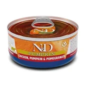 Mokra karma dla kotów - FARMINA FARMINA N&D Cat chicke&pumpkin 80 gr - miniaturka - grafika 1