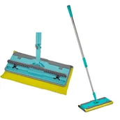 Miotły, szufle, mopy - Mop Wielofunkcyjny z Obrotową Głowicą, Mikrofibrą  Kij teleskopowy - miniaturka - grafika 1