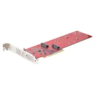 Adaptery i przejściówki - StarTech DUAL-M2-PCIE-CARD-B adapter Wewnętrzny M.2 - miniaturka - grafika 1